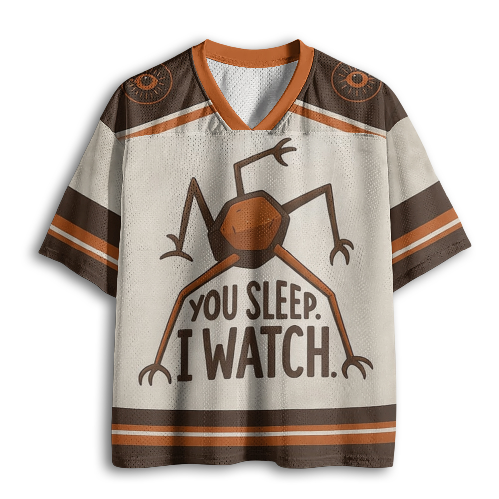 Baddiecat You Sleep I Watch Alien Mesh Jersey
