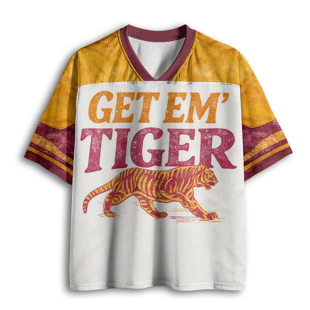 Baddiecat Get Em' Tiger Mesh Jersey