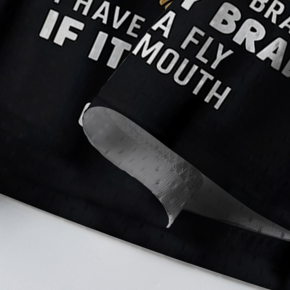 Baddiecat My Mind Is A Dangerous Place But My Mouth Is Worse Mesh Jersey