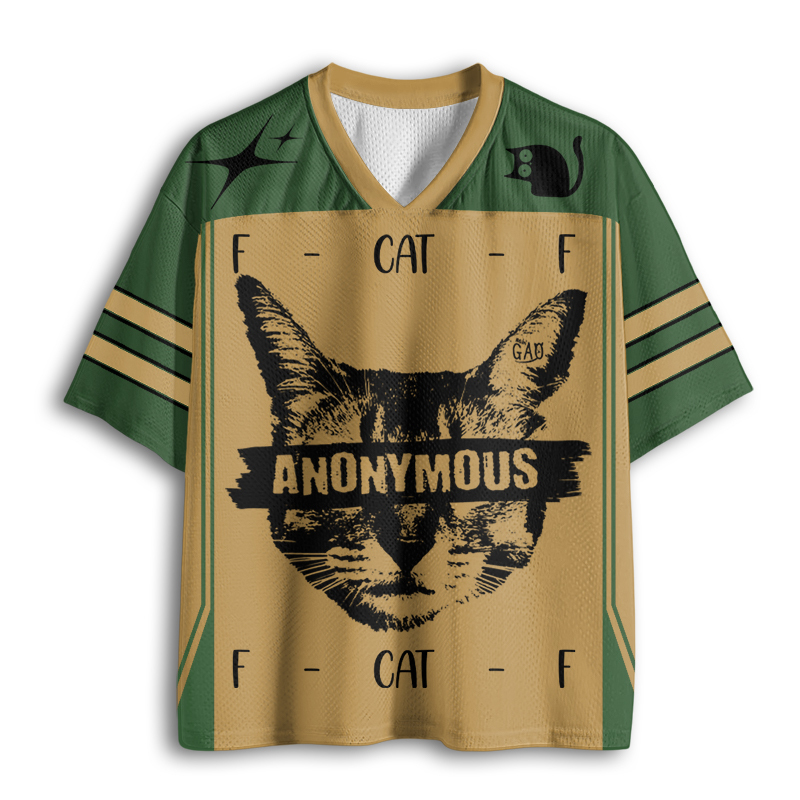 Baddiecat The Cat Anonymous Mesh Jersey