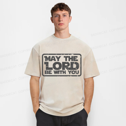 Baddiecat May The Lord Be With You Washed T-Shirt