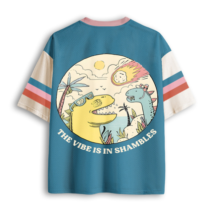 Baddiecat The Vibes Are In Shambles Mesh Jersey