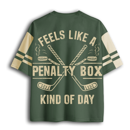 Baddiecat Feels Like A Penalty Box Kind Of Day Mesh Jersey