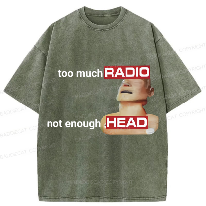 Baddiecat Funny And Humorous Emoji Packs Washed T-shirt