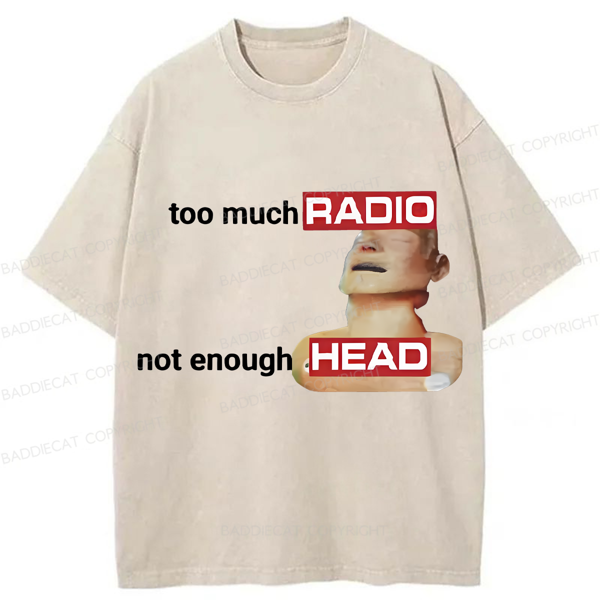 Baddiecat Funny And Humorous Emoji Packs Washed T-shirt