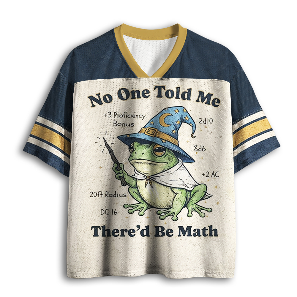 Baddiecat No One Told Me There'd Be Math Mesh Jersey
