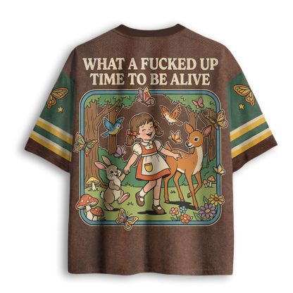 Baddiecat What A F*cked Up Time To Be Alive Mesh Jersey