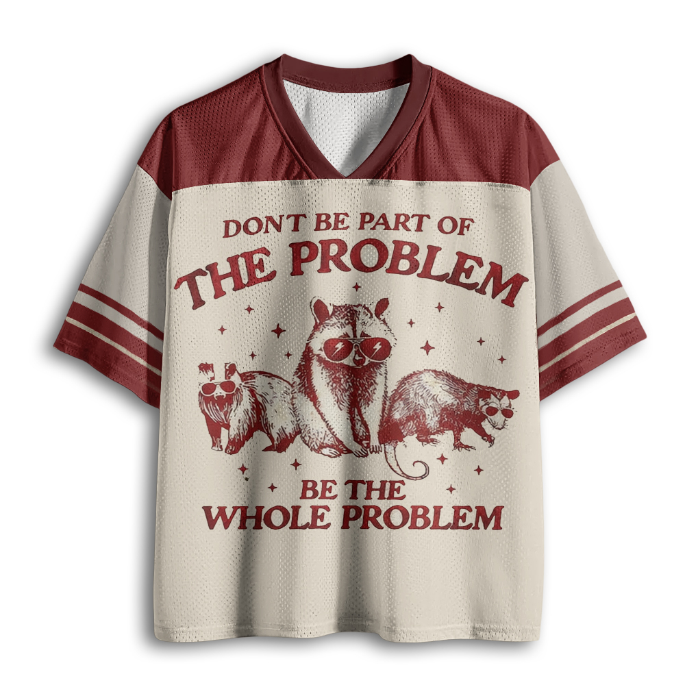 Baddiecat Be The Whole Problem Mesh Jersey