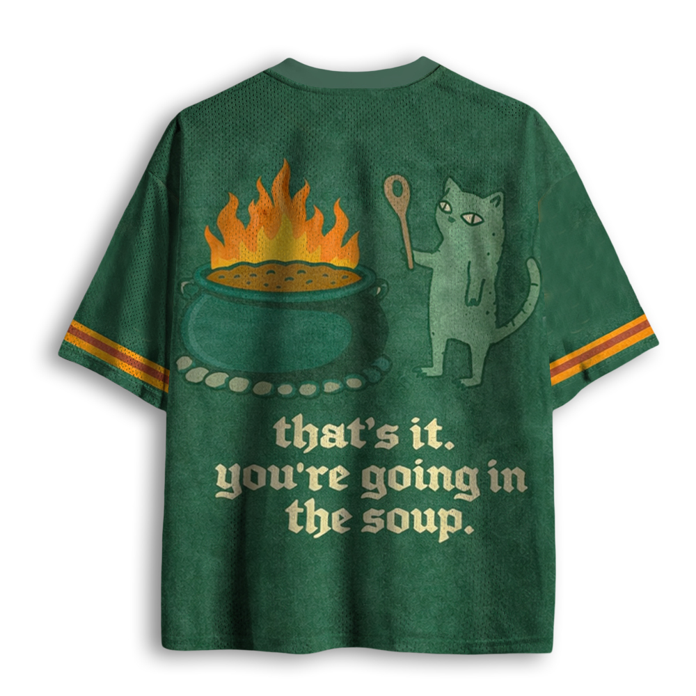 Baddiecat Sarcastic Cat Mesh Jersey