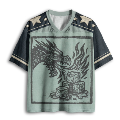 Baddiecat Dragon Fire Mesh Jersey