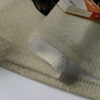 Baddiecat Vintage Smoking Cat Mesh Jersey