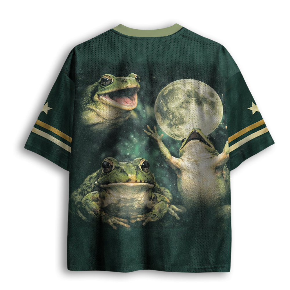 Baddiecat Frog Moon Vintage Mesh Jersey