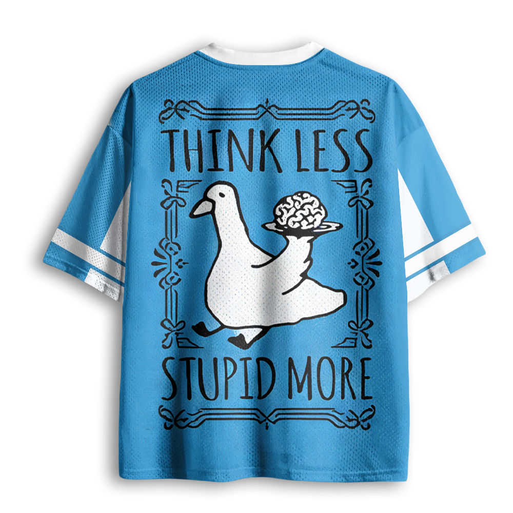 Baddiecat Think Less Stupid More Mesh Jersey