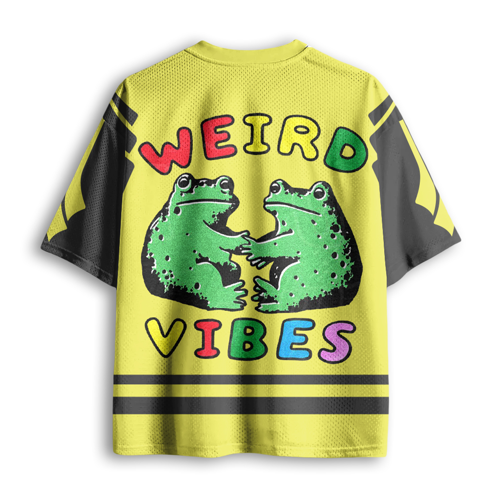 Baddiecat Weird Vibes Mesh Jersey