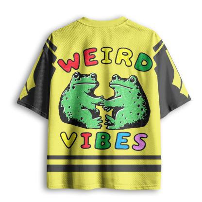 Baddiecat Weird Vibes Mesh Jersey