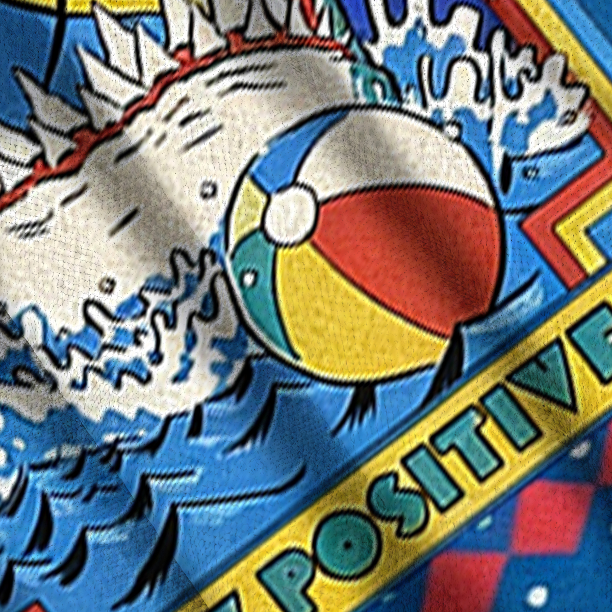 Baddiecat Stay Positive Christmas Ugly Sweatshirt