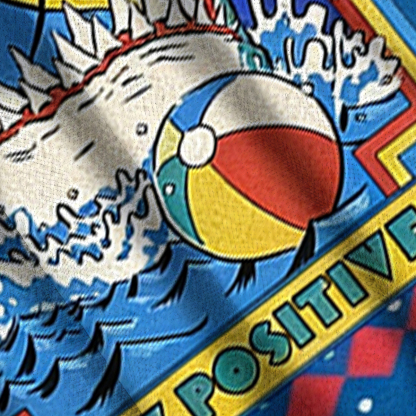 Baddiecat Stay Positive Christmas Ugly Sweatshirt