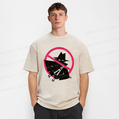 Baddiecat Intruder Washed T-shirt