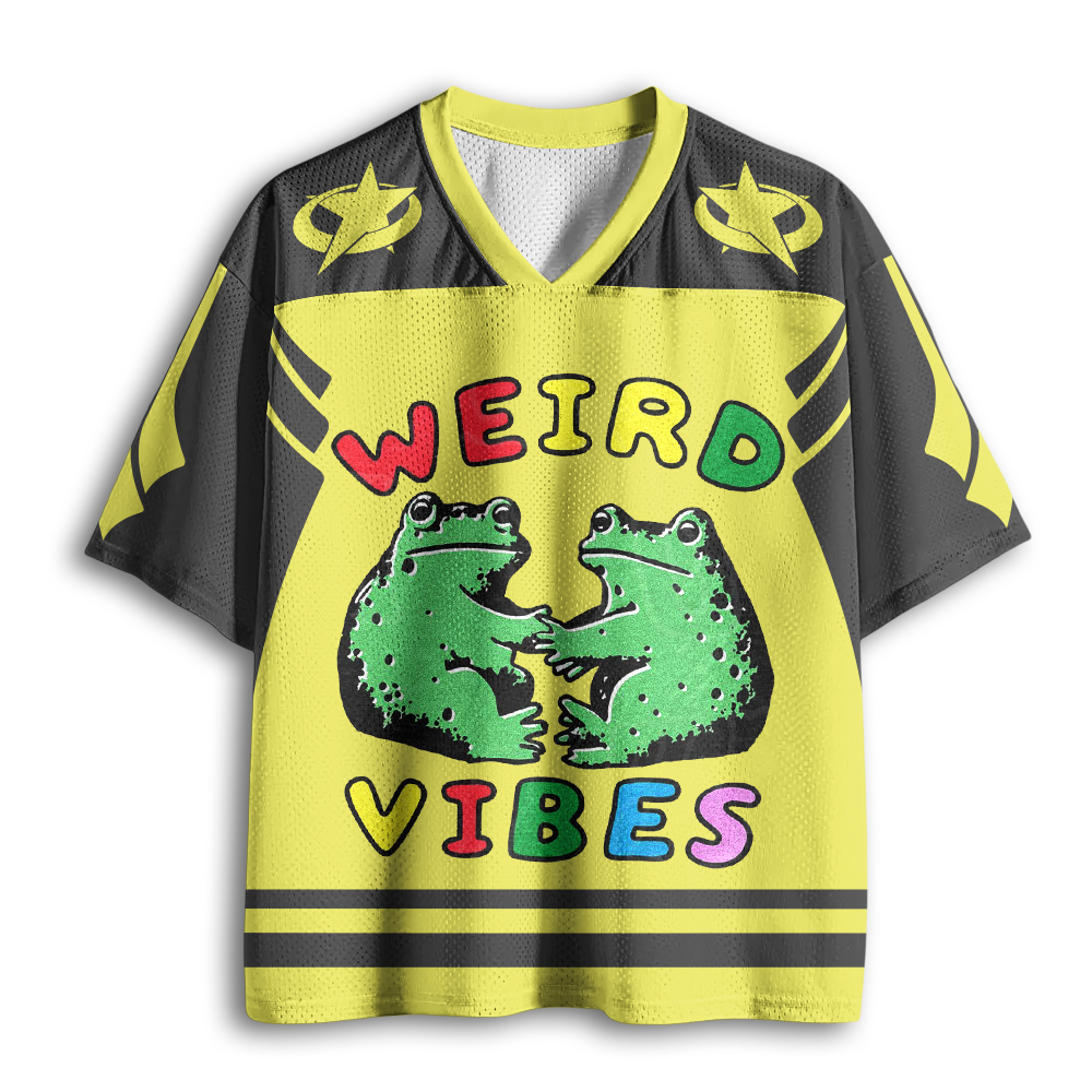 Baddiecat Weird Vibes Mesh Jersey