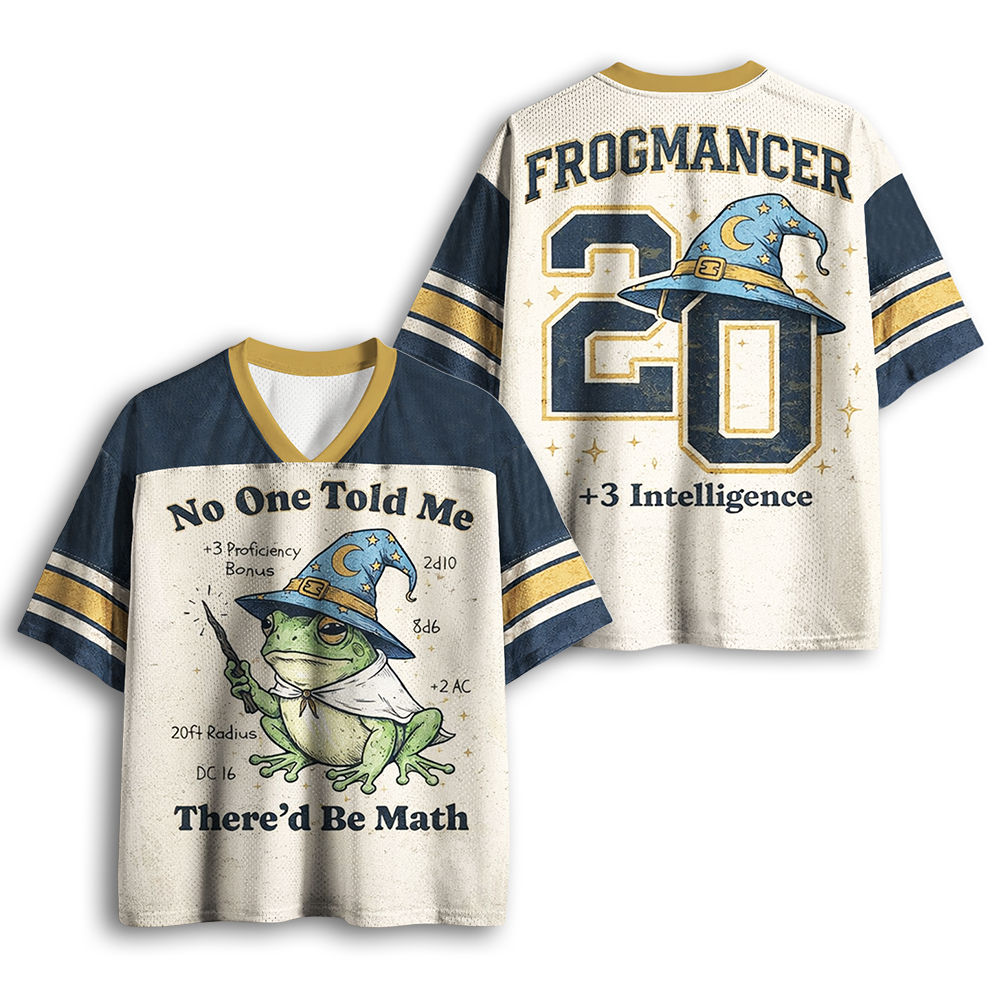 Baddiecat No One Told Me There'd Be Math Mesh Jersey