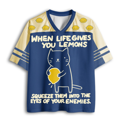 Baddiecat Funny Cat Meme Mesh Jersey