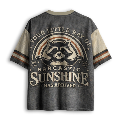 Baddiecat Your Little Ray Of Sarcastic Sunshine Has Arrived Mesh Jersey