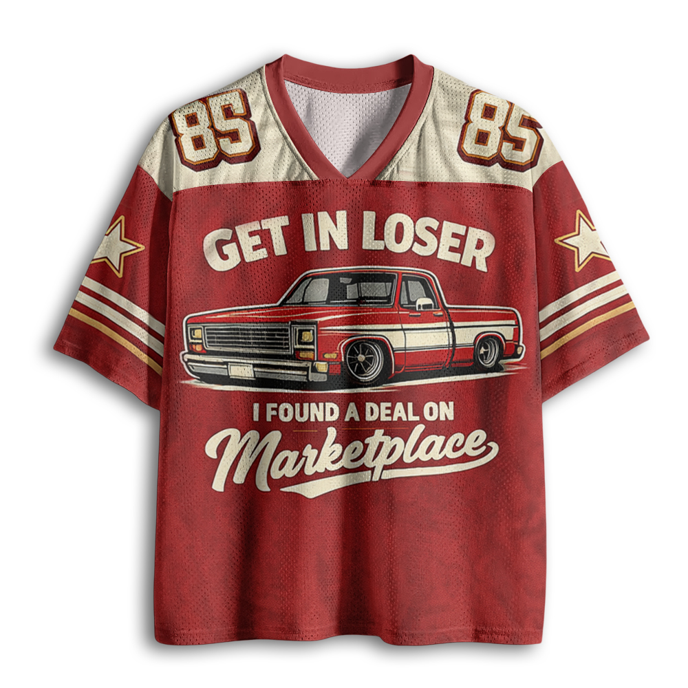 Baddiecat Get In Loser I Found A Deal On Marketplace Meme Mesh Jersey