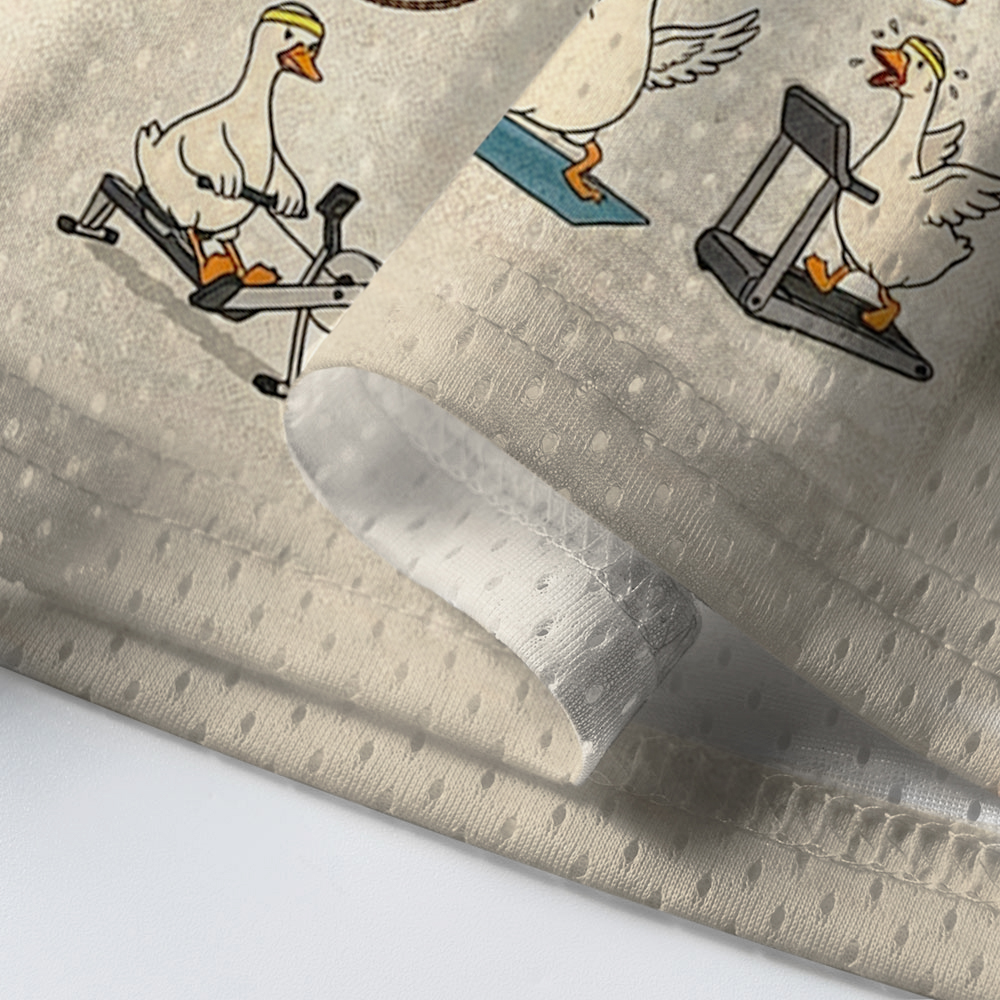 Baddiecat Funny Fitness Goose Mesh Jersey