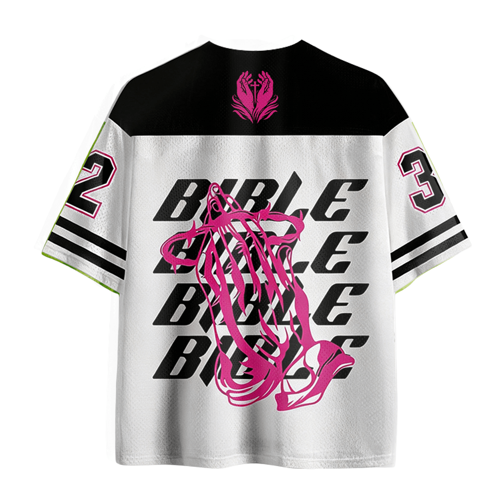 Baddiecat Bible Christian Faith Mesh Jersey