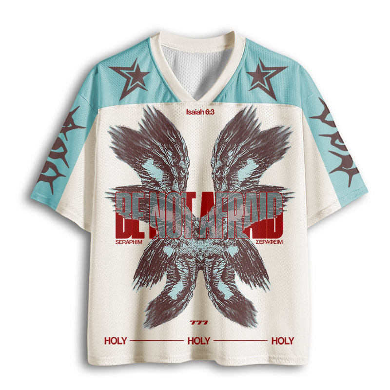 Baddiecat Be Not Afraid Holy Faith Mesh Jersey