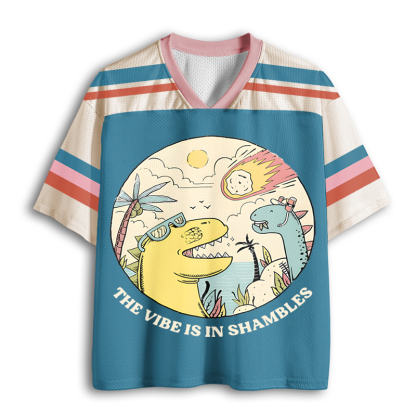 Baddiecat The Vibes Are In Shambles Mesh Jersey