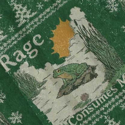 Baddiecat Rage Consumes Me Christmas Ugly Sweatshirt