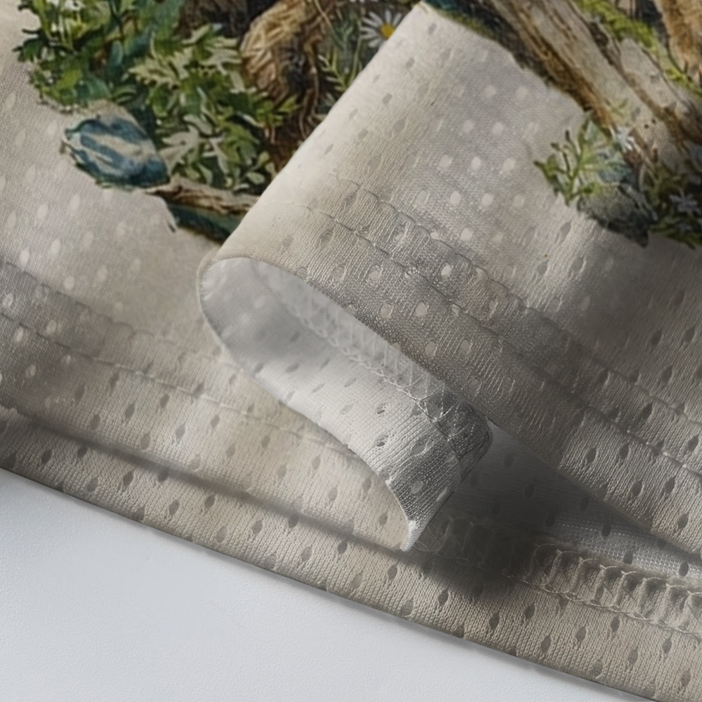 Baddiecat Woodland Rabbit Mesh Jersey