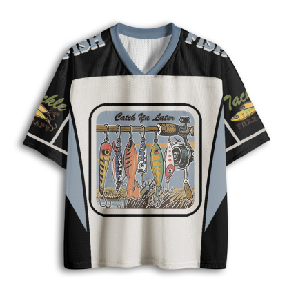 Baddiecat Catch Ya Later Country Fisherman  Mesh Jersey