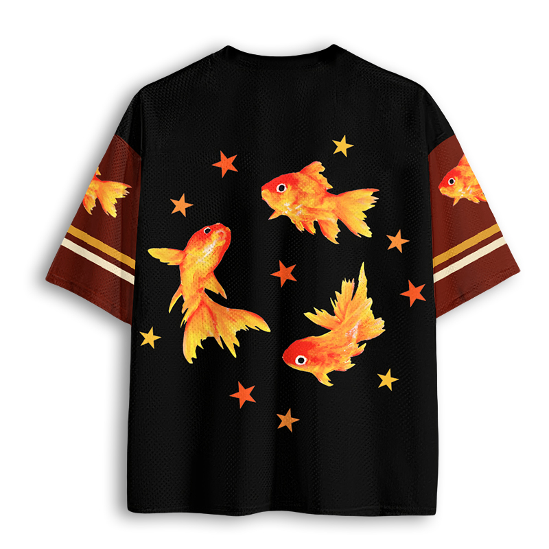 Baddiecat Goldfish Stars Mesh Jersey