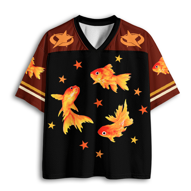 Baddiecat Goldfish Stars Mesh Jersey