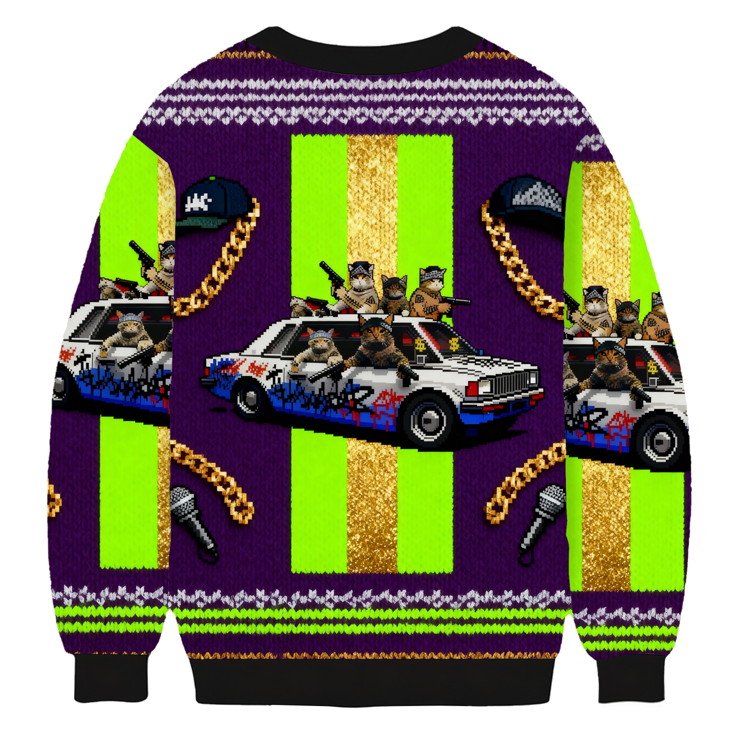 Funny Cat Gang Ugly Sweatshirt