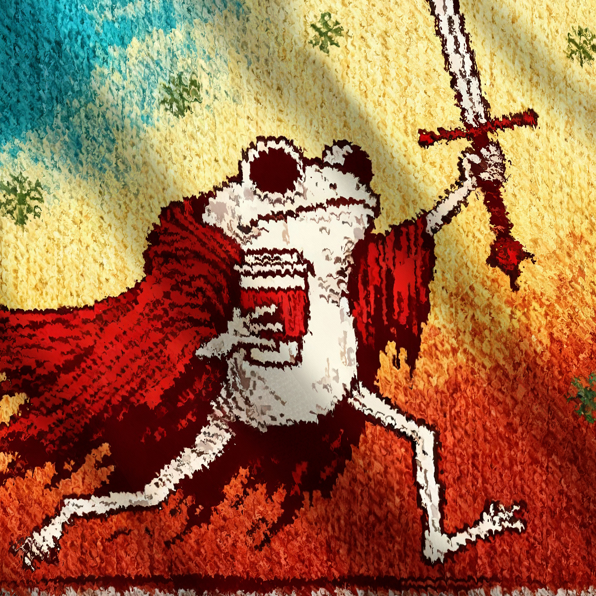 Funny Frog Worker Ugly Sweatshirt