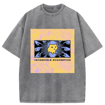 Incredible Suggestion Funny Cat T-shirt