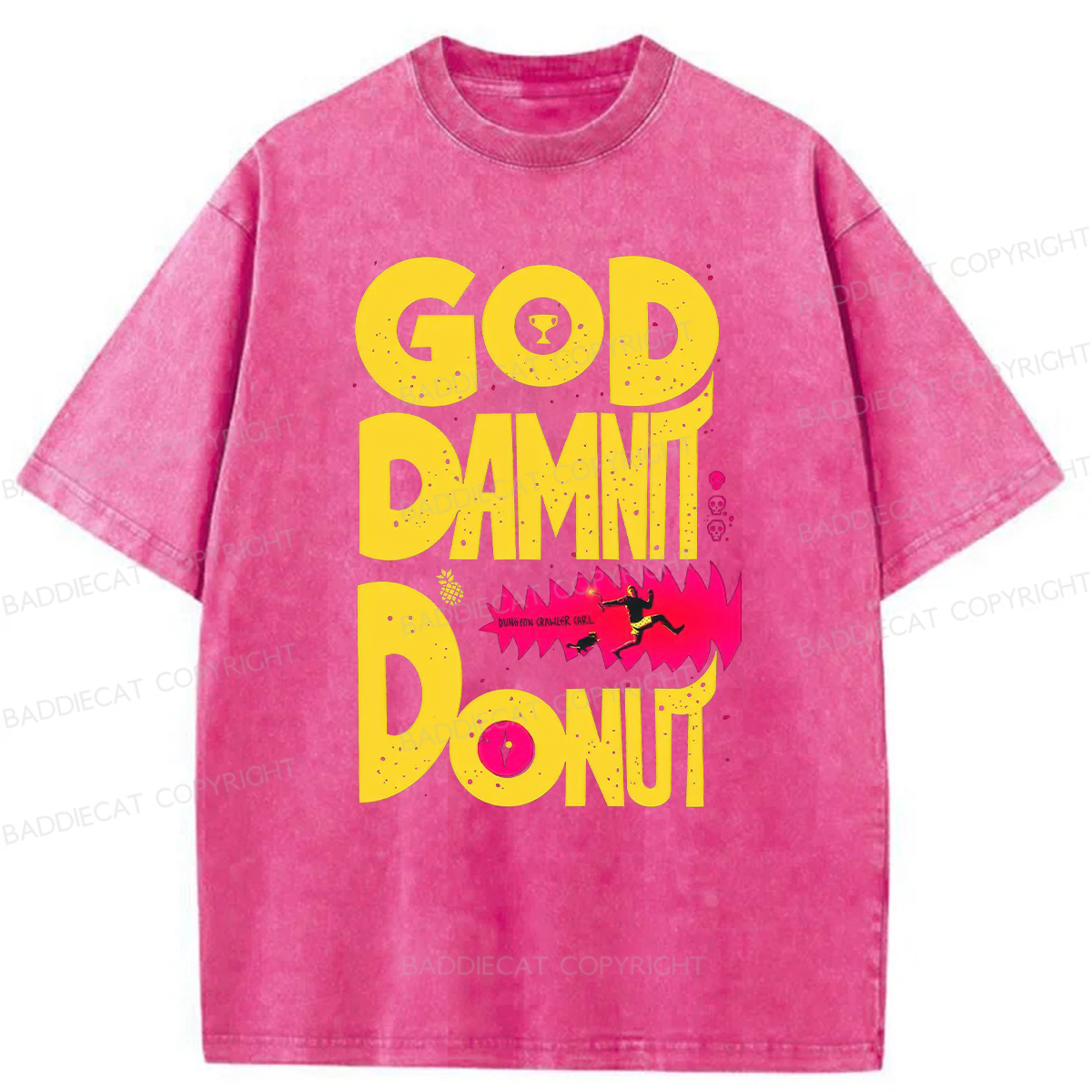 Goddamnit Donut Washed T-shirt