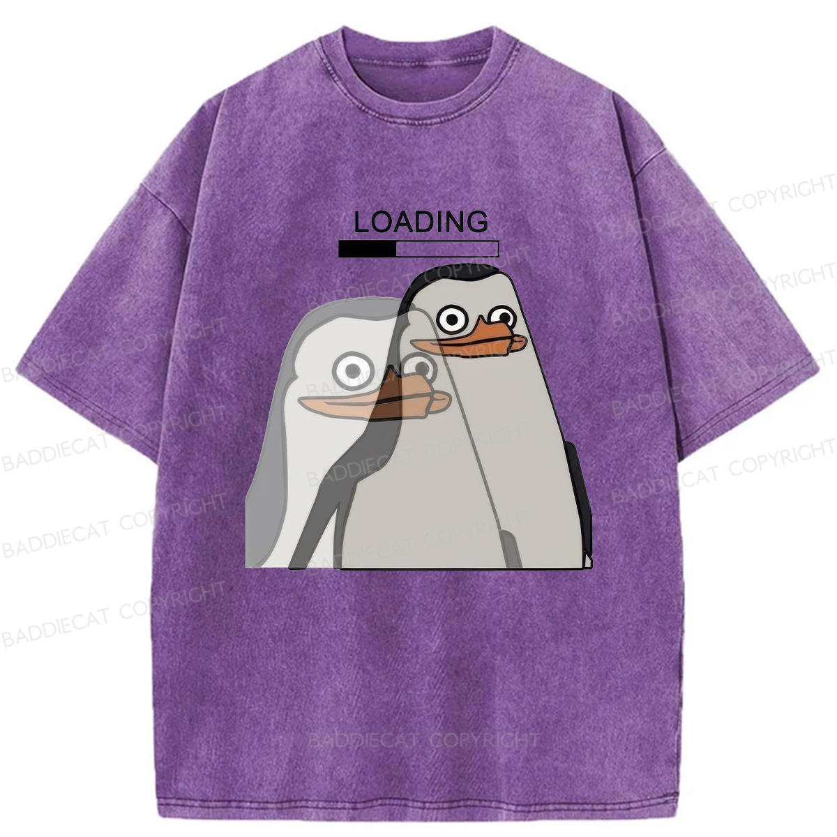 Loading Penguin Meme Washed T-shirt