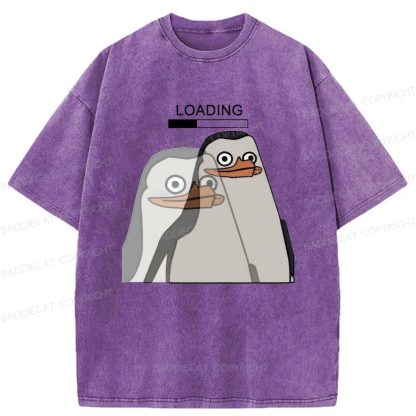 Loading Penguin Meme Washed T-shirt