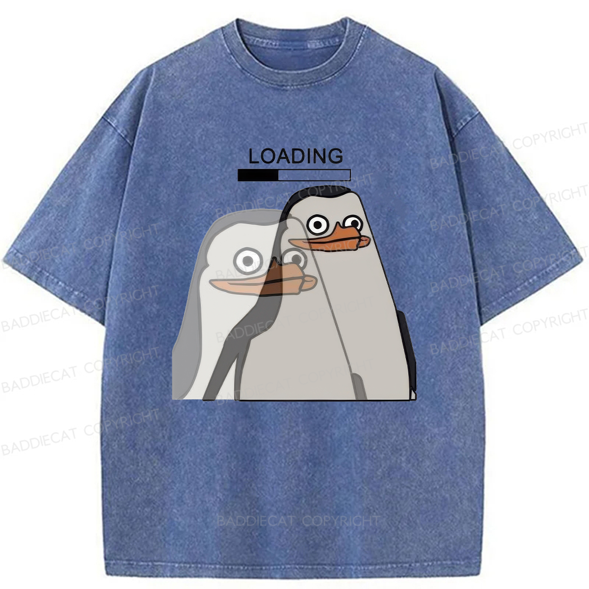 Loading Penguin Meme Washed T-shirt