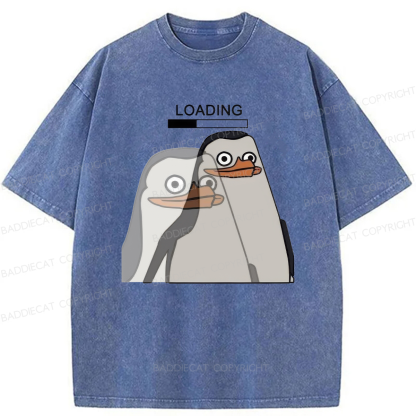 Loading Penguin Meme Washed T-shirt