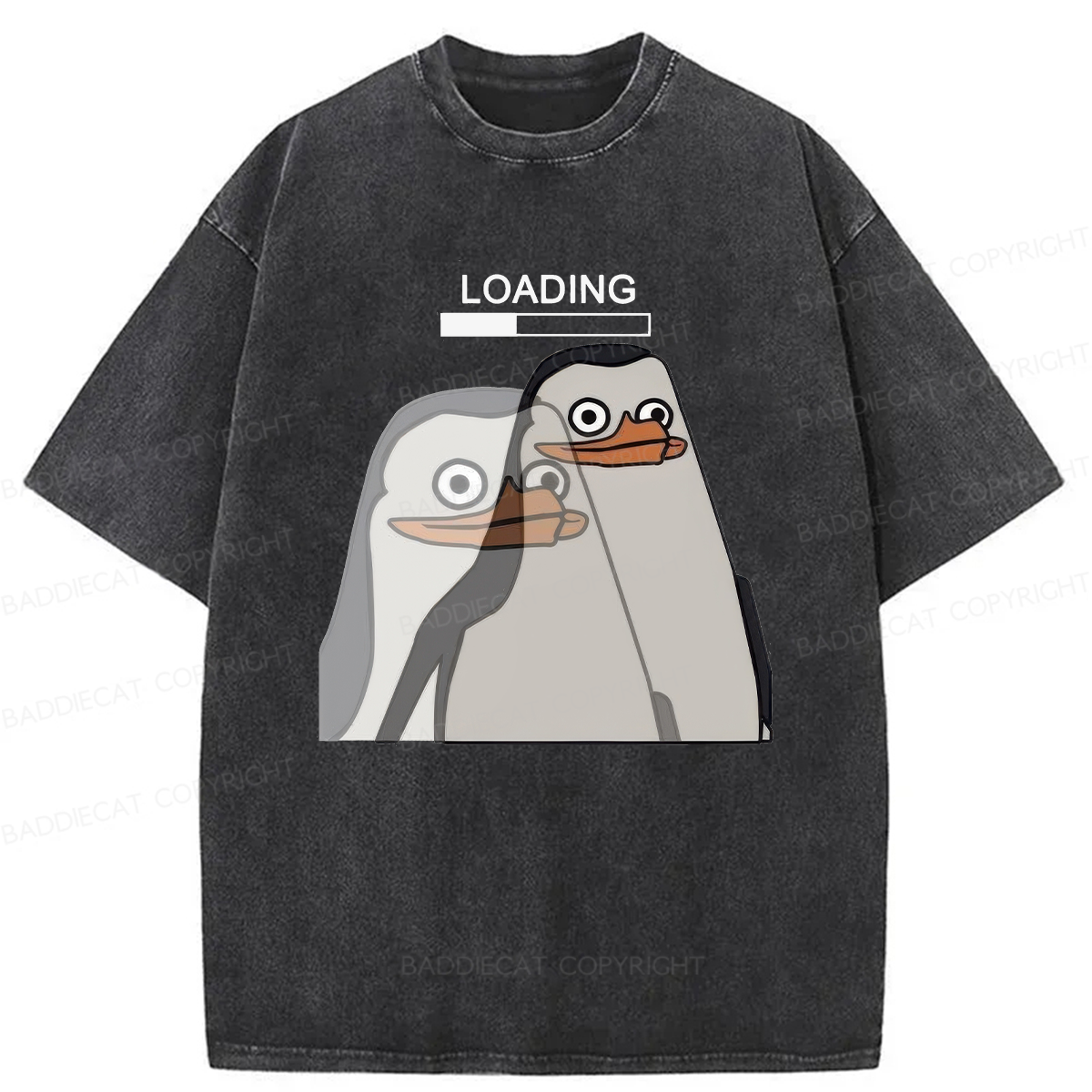 Loading Penguin Meme Washed T-shirt