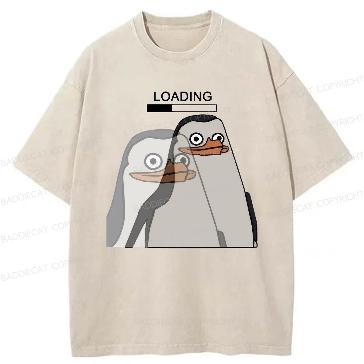 Loading Penguin Meme Washed T-shirt