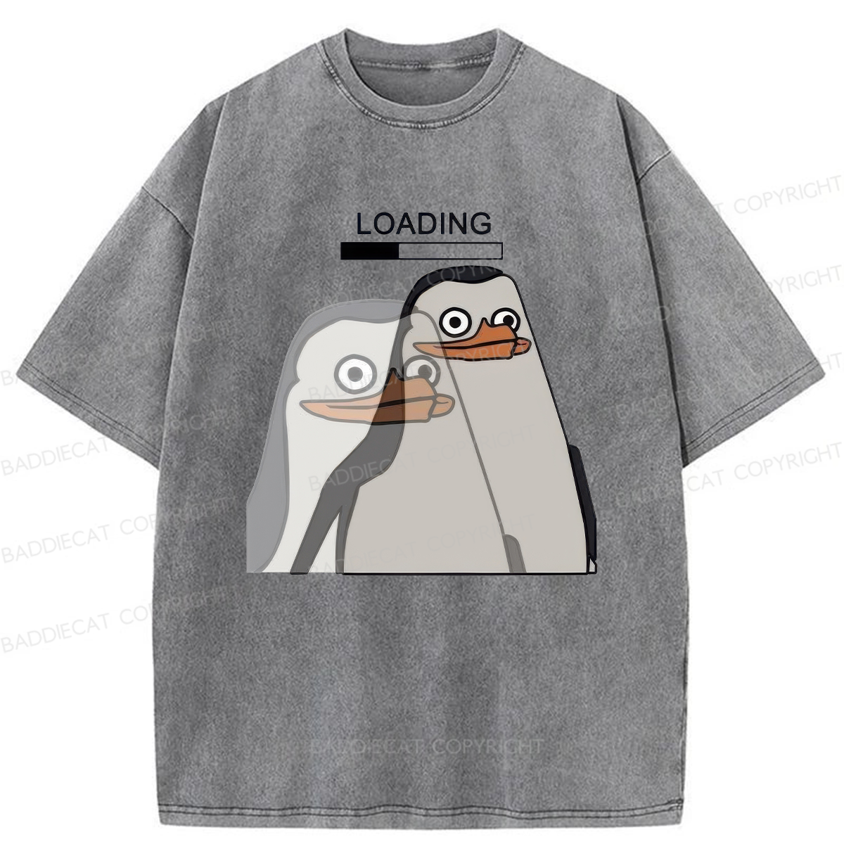 Loading Penguin Meme Washed T-shirt