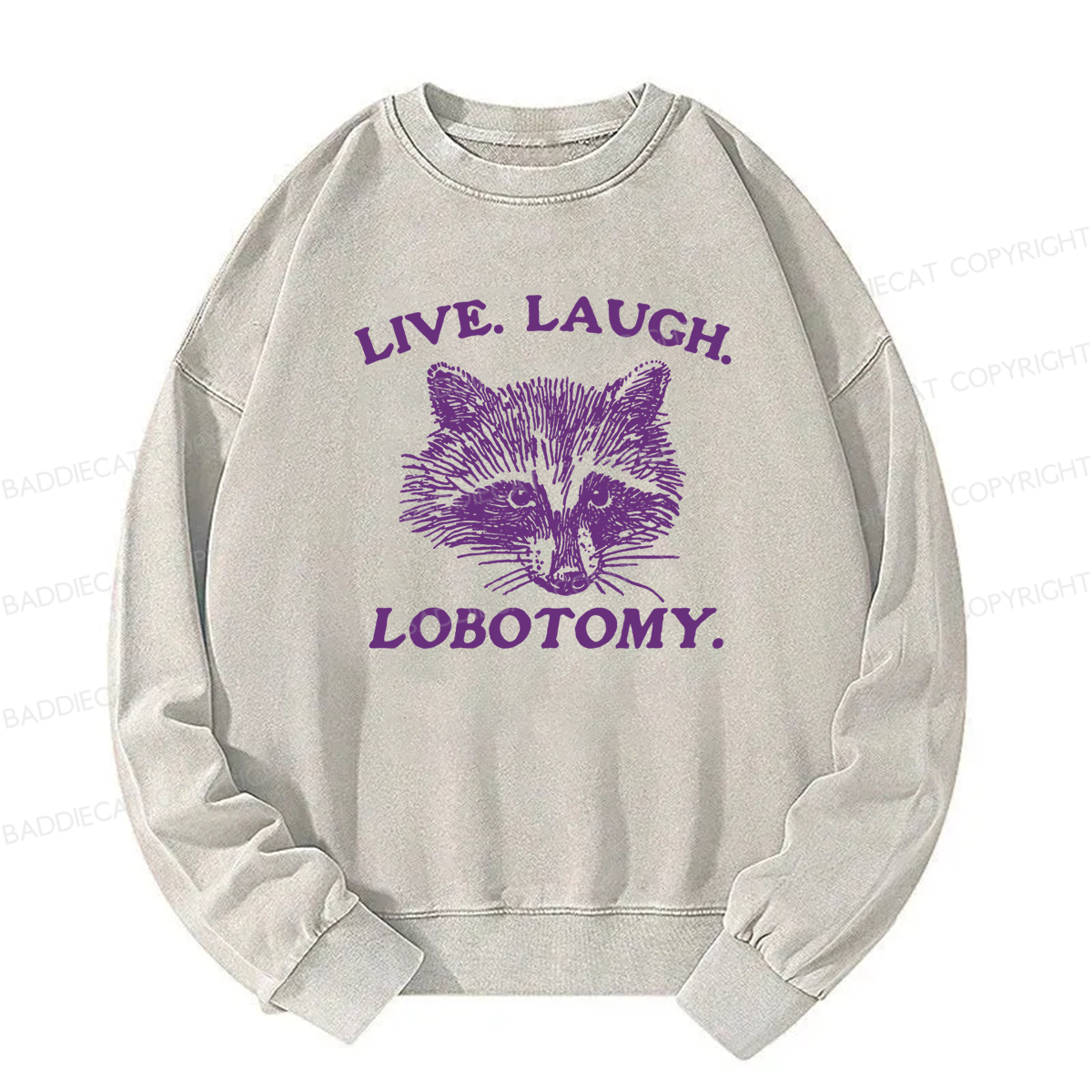Live Laugh Lobotomy Washed Sweatshirt