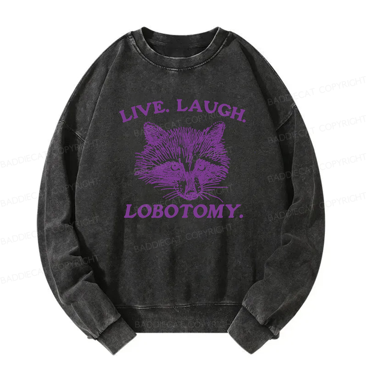 Live Laugh Lobotomy Washed Sweatshirt