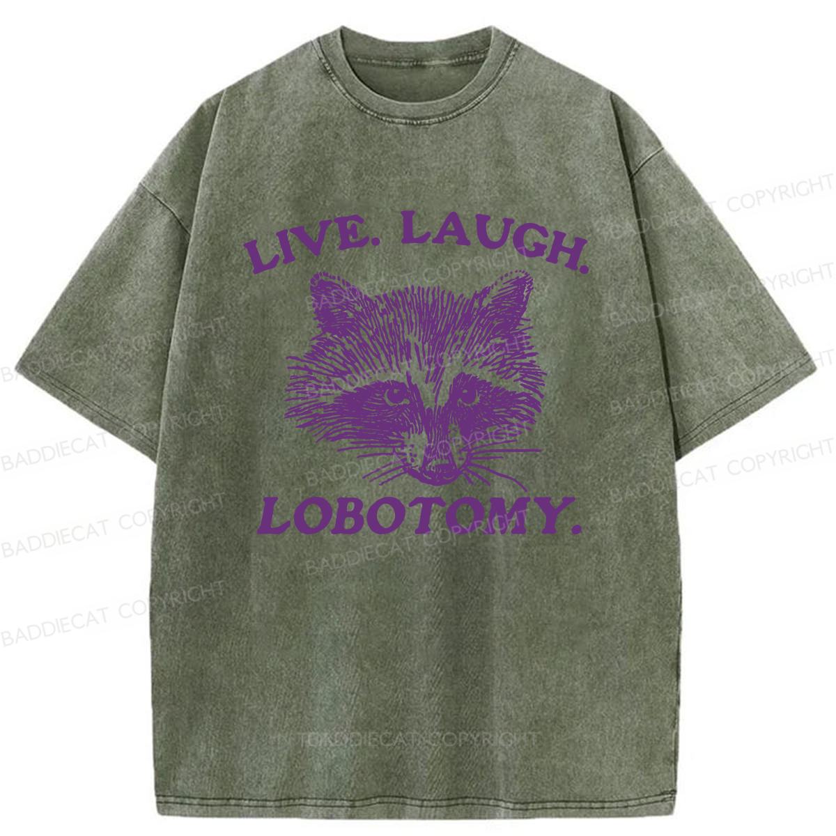 Live Laugh Lobotomy Washed T-Shirt